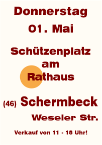 Trödeln in Schermbeck Schützenplatz