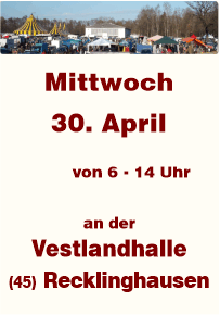 Trödeln in Herne Cranger Kirmesplatz