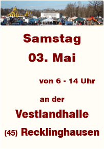 Trödeln in Schermbeck Schützenplatz